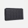 Women's wallet on the button, black color
