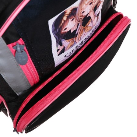 School backpack, 37 x 26 x 13 cm, ergonomic back, calligrata orth "anime photo"-13