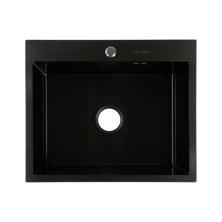Fabia Profi washing, 60x50 cm, graphite, mortise, s = 3.0 and 0.8 mm, siphon with overflow + basket-1