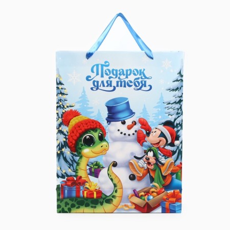 New Year. Gift package, 31x40x11.5 cm, packaging, Mickey Mouse-3