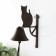 Bell souvenir cast iron "cat" 18x10x25 cm