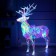 Figure LED Shine "Deer" 155x140x38 cm, 220v, white
