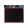Perfeo Black mouse mat, game, 320x240x3 mm, black and red