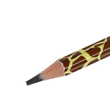 Chernographic pencil 3 mm Artgraphix. Fun "Giraffe", NV, three -sided, plastic case-3