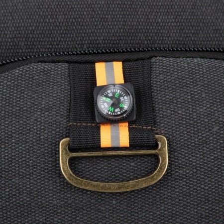 Tourist backpack, 60 l, lightning department, external pocket, black color-9