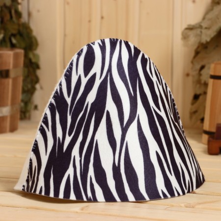 Bath cap "Zebra" Print