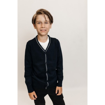 Jumper for boys, height 110-116 cm, dark blue color