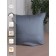 Pillowcase Mona Liza, size 70x70 cm, color gray-blue
