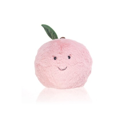 Gulliver soft toy "Apple", pink color, 20 cm-2