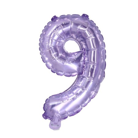 Foil ball 16 "Set 0-9", Mix colors-10
