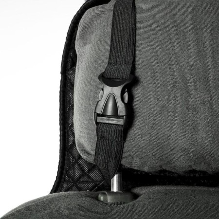 Kit on the seat, natural wool, gray-3