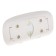 Luazon LUF-22, LED, 6 W, 6 diodes, 45/60 C, USB, pink, pink lacker