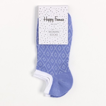 Women's socks, ultramarine color, size 35-38-4
