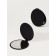 Folding mirror (1) b/took D7.2cm to leatherette/acrylic Cheron package QF
