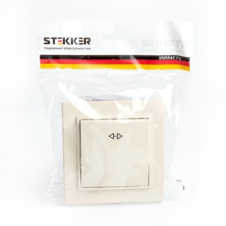 Switch (switch) cross 1-clavy, Stekker Erna, PSW10-9009-02, ivory COST 1022451-6