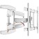 Bronstein for TV ONKRON M6L White 40 "-75" Max.45kg wall-mounted turn and slope