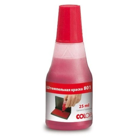 COLOP stamp paint, 25 ml, red