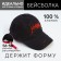 Baseball cap with cuts Minaku Black color, river 58
