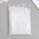 Decor for creativity "Half of the pearl" White set 500 grams 0.6x0.6x0.4 cm