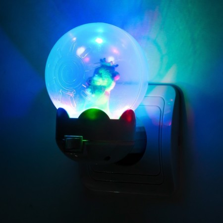 Nightmare "Bear with the crown" LED white 7x7x11 cm Risalux-2
