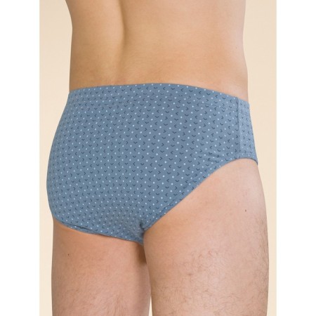 Men's panties, size l, jeans color, dark gray, 2 pcs-5