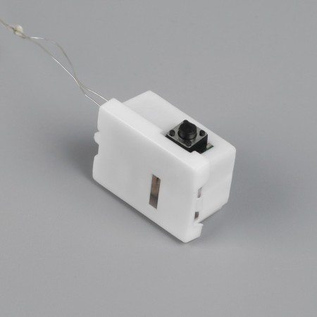 Figure LED “needles” 28 x 20 x 20 cm, 10 LED, AG13X3 batteries (complete), glow warm white-3