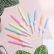 Свечи для торта "Неон", 10 шт, МИКС, 7 см