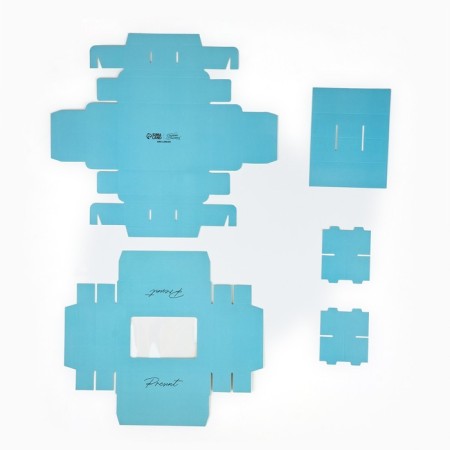 Folding box under 6 sweets Tiffany, 13.5 x 9.8 x 3.8 cm-4