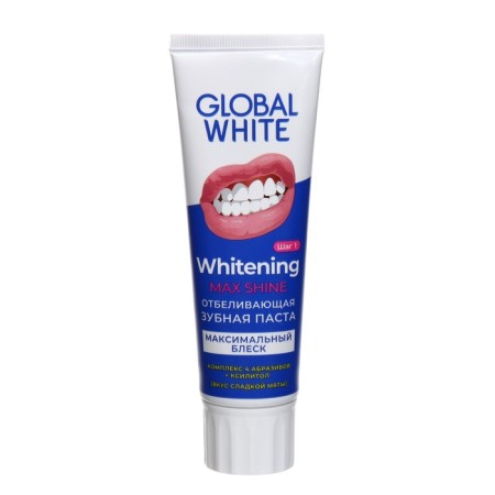 Global White Max Shine toothpaste, whitening, 100 g-3