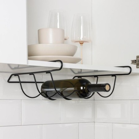 Holder for bottles of suspended share, for 3 bottles, black color-3