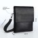 Male bag, black color