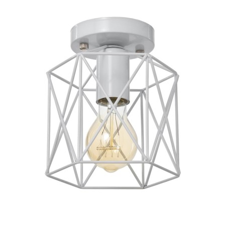 Lamp "rectangle" 1x40W E27 white 16x16x16 cm Bayerlux