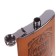 Flask for alcohol and water, 270 ml, "Russian scope", stainless steel, gift, 9 oz