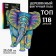 Puzzle wooden figured "Indian elephant"