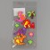 A set of stickers from EVA "dinosaurs", 8 pcs.