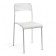The mesh stool is white