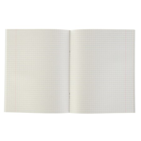 Notebook of 48 sheets in the green cage, boumvinyl cover, block No. 2 (gray sheets)-1