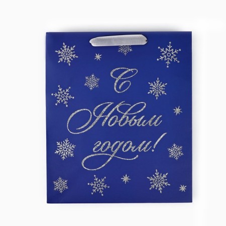 New Year's Gift Laminated Gift Happy New Year, Glitter, ML, 23 x 27 x 11.5 cm, New Year-3