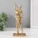 Souvenir Polystone "Two: Fidelity" Gold 25.5x9.5x5.5 cm