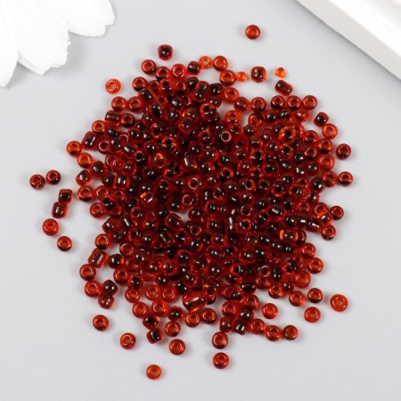 Beads "Zlatka" 08/0, 3 mm, 10 g 0310 red-1