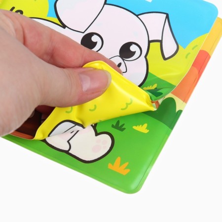 Book - coloring for the bath "On the farm"-5