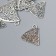 Decor for creativity Metal "A piece of pizza" silver G116B813 2x1.9 cm