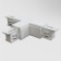 The T-shaped connector for the Technical Tract-31w-R, right-wing, 16.6x9.9x3.2 cm, white color, white