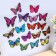 Magnet Plastic "Butterfly" mix 9.5x8.5 cm