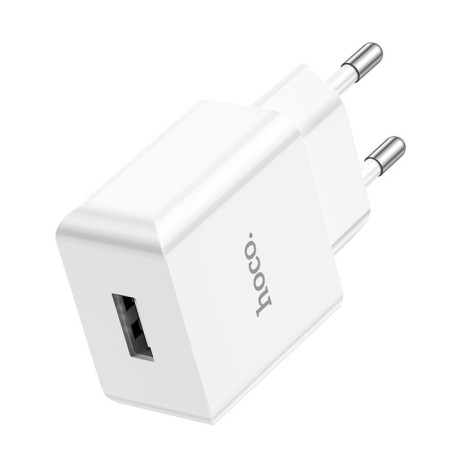 Network charger HOCO C106A, 1 USB, 2.1 a, white-2