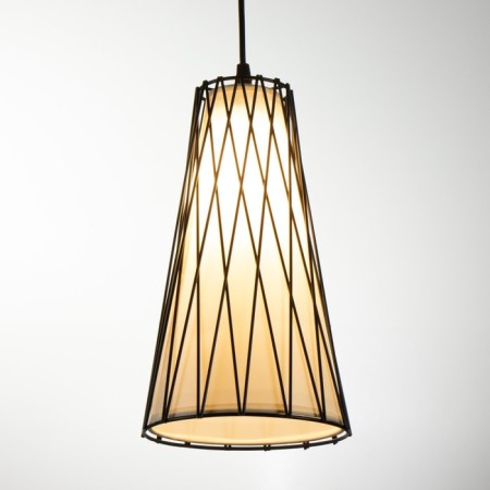 Bayerlux lamp "Small cone" 1x40W E27 black 17x17x120 cm-2