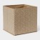 Storage box "Points", 27 × 27 × 27 cm, beige color