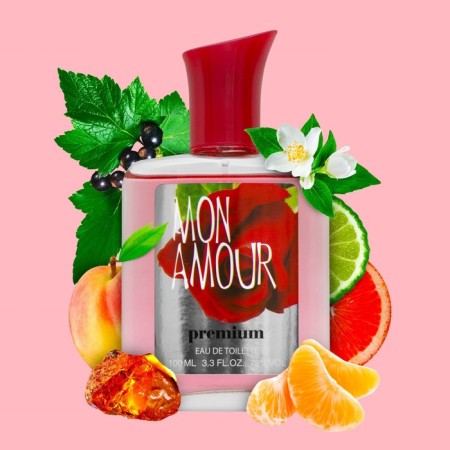 Toilet water for women Mon amour, 100 ml