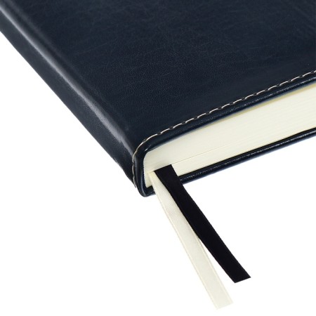 Dated diary 2024 A5 176 sheets, Devente.norwich, hard cover with artificial leather foam, lies, cream block 70 g/m2, blue-3