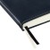 Dated diary 2024 A5 176 sheets, Devente.norwich, hard cover with artificial leather foam, lies, cream block 70 g/m2, blue